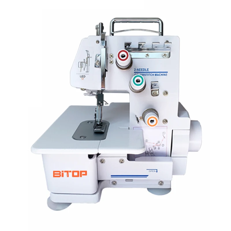 

High Speed Household Interlock Sewing Machine Home Use Multi-function Mini Coverstitch Sewing Machine