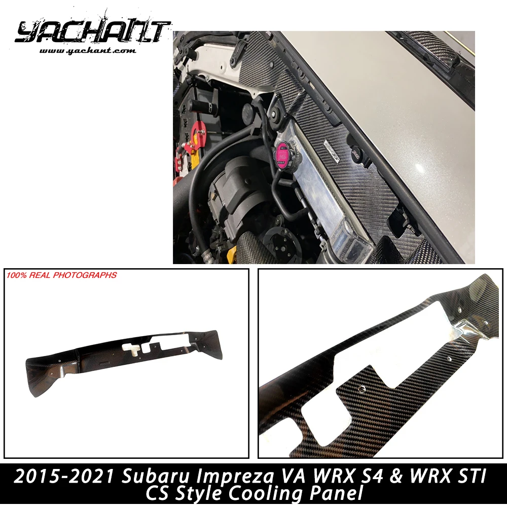Car-Styling FRP Fiber Glass Cooling Panel Fit For 2015-2021 Subaru Impreza VA WRX S4 & WRX STI Charge Speed Style Cooling Panel