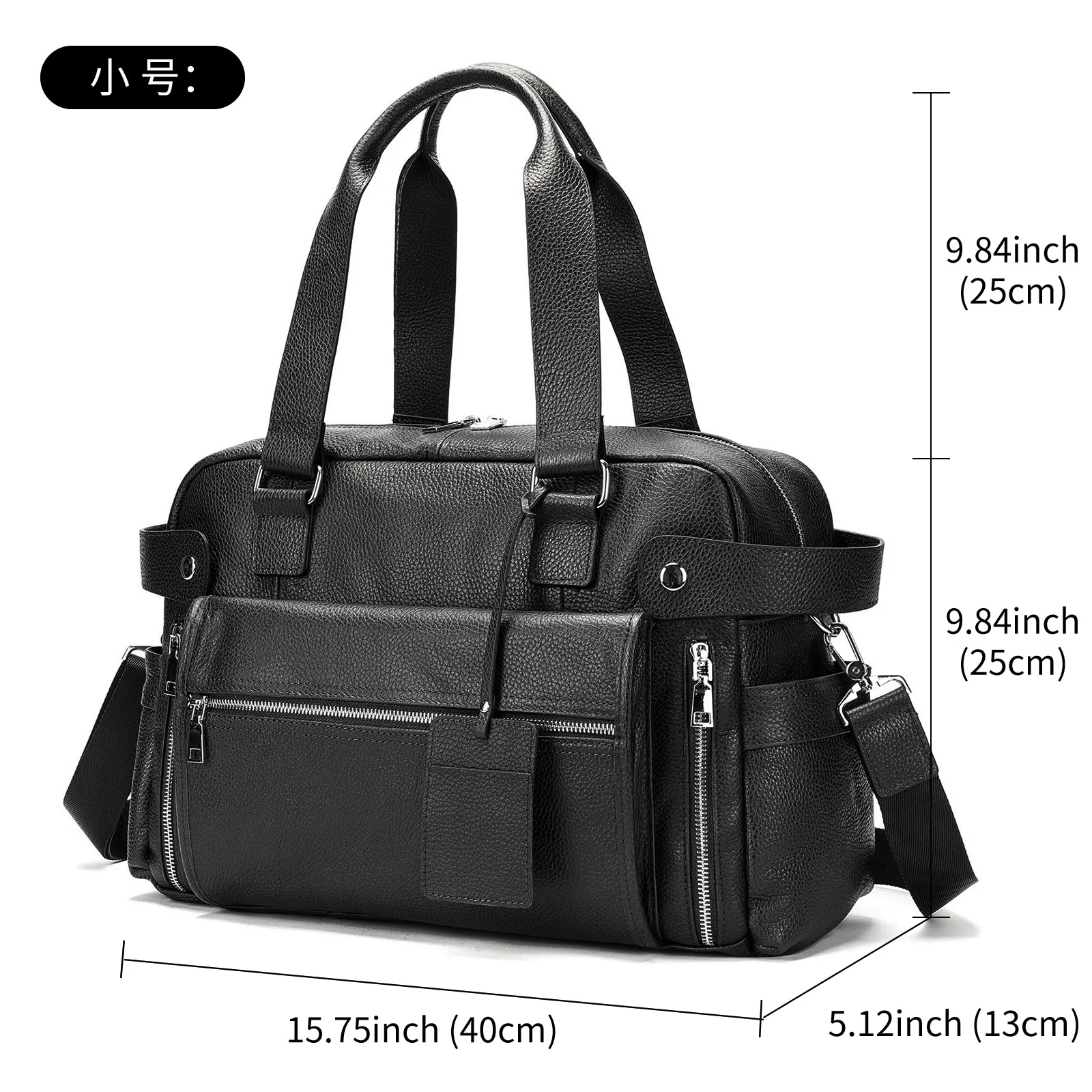Borsa da uomo Valigetta da lavoro borsa per computer grande Borsa a tracolla da viaggio in pelle Borsa tote da viaggio in pelle per viaggi d'affari