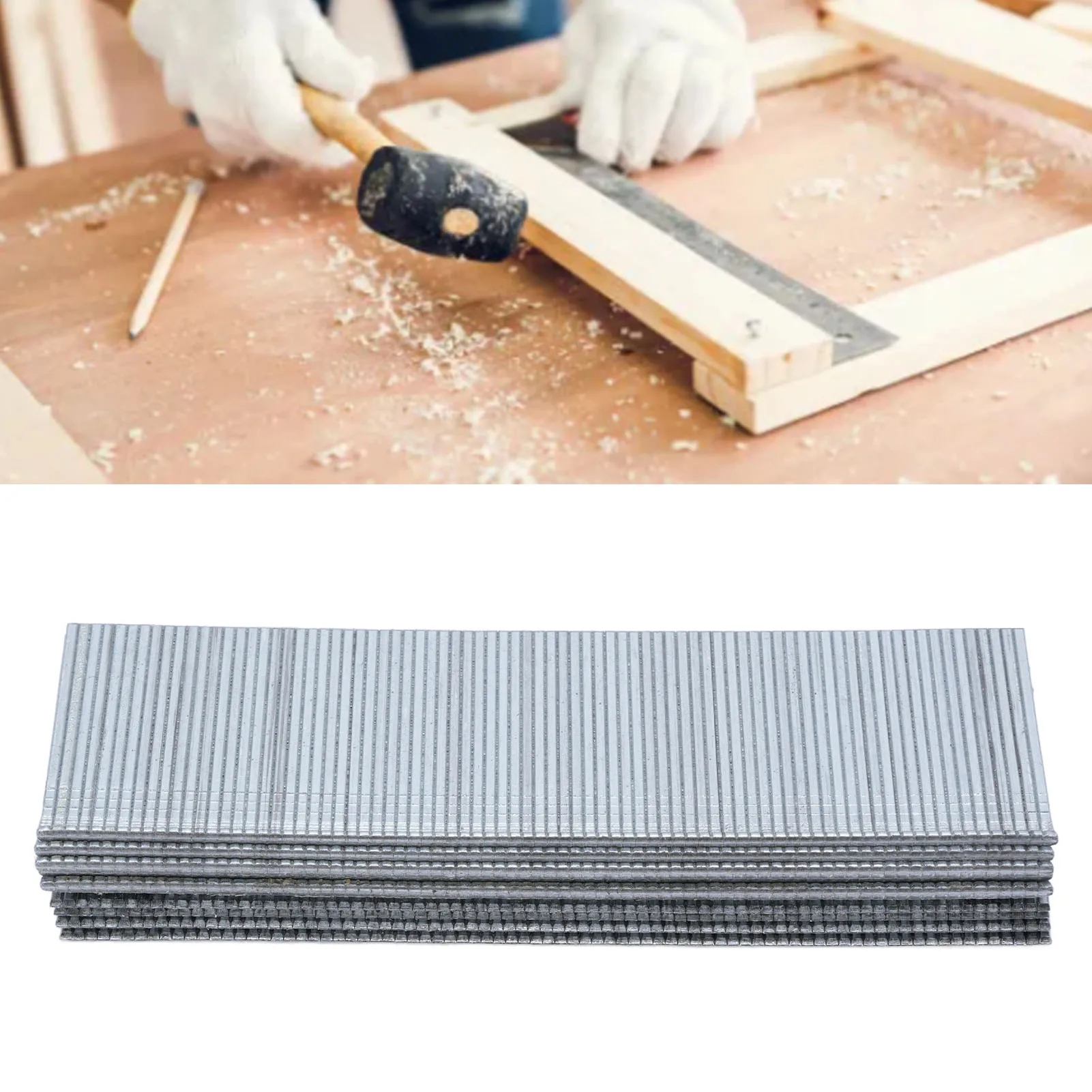 1 Box 3cm Brad Nails Stainless Steel Pin Nails for Building Furniture Making Woodworking Use Brad Nails Concrete Wood Brad Nails