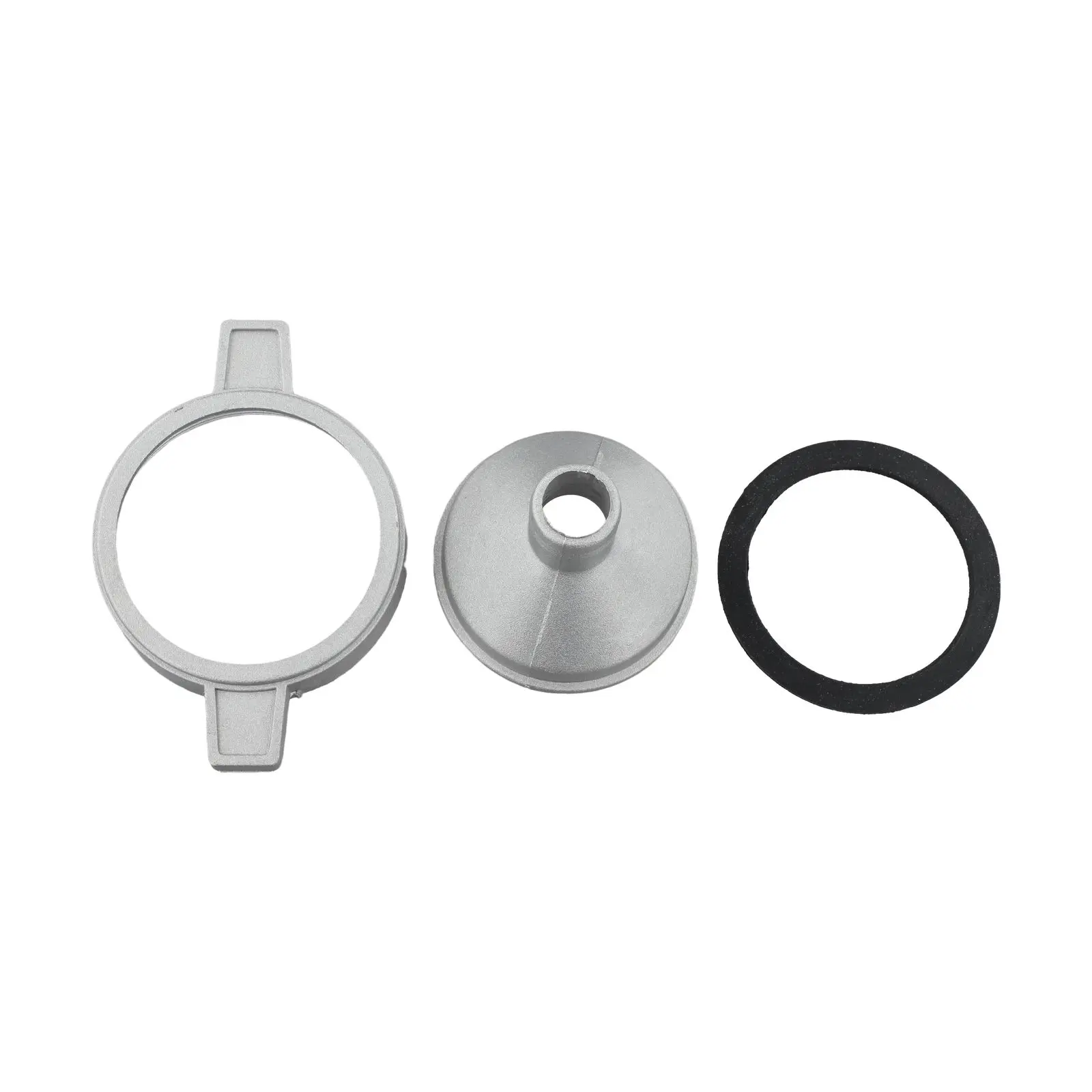 Aluminum Pipe Connector for Water Pumps with Rubber Gasket to Provide Secure Leak Resistant Connection for Various Pipe Sizes