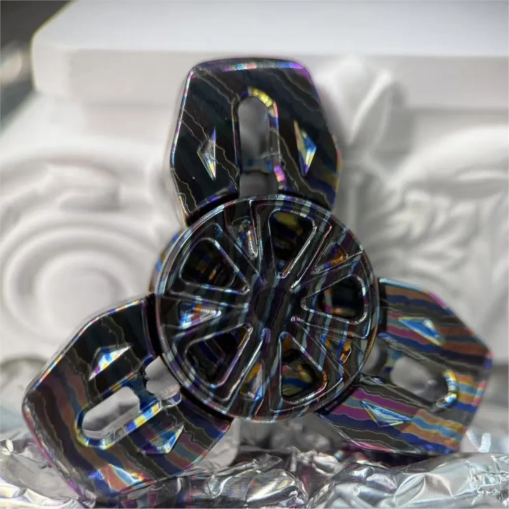 TWEDC Xinghan Fidget Spinner Three-Bladed Fidget Spinner Handling Feel Anxiety Relief Gadgets Original Designs Metal Fidget Toy