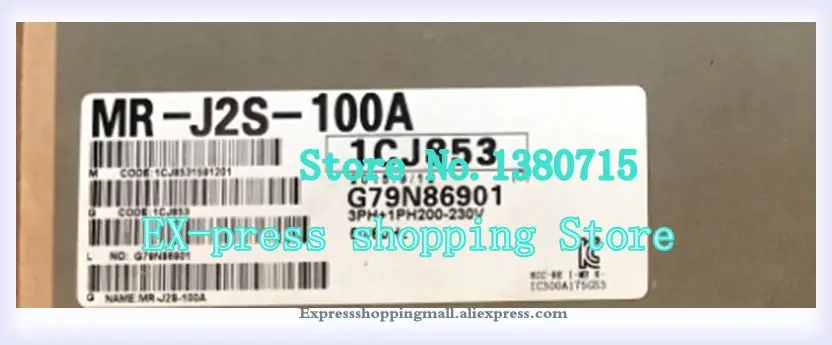 New Original MR-J2S-200A MR-J2S-100A MR-J2S-350B MR-J2S-200B MR-J2S-100B AC Servo Drive