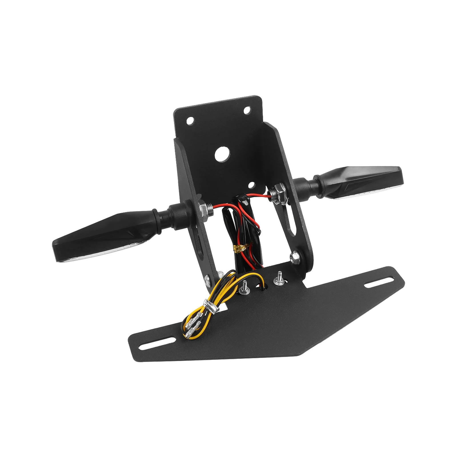 لكاواساكي نينجا 650 Z650 Z 650 2017-2025 2024 ﻿   دراجة نارية درابزين الذيل مرتب الخلفية لوحة ترخيص حامل قوس Led/بدوره الضوء