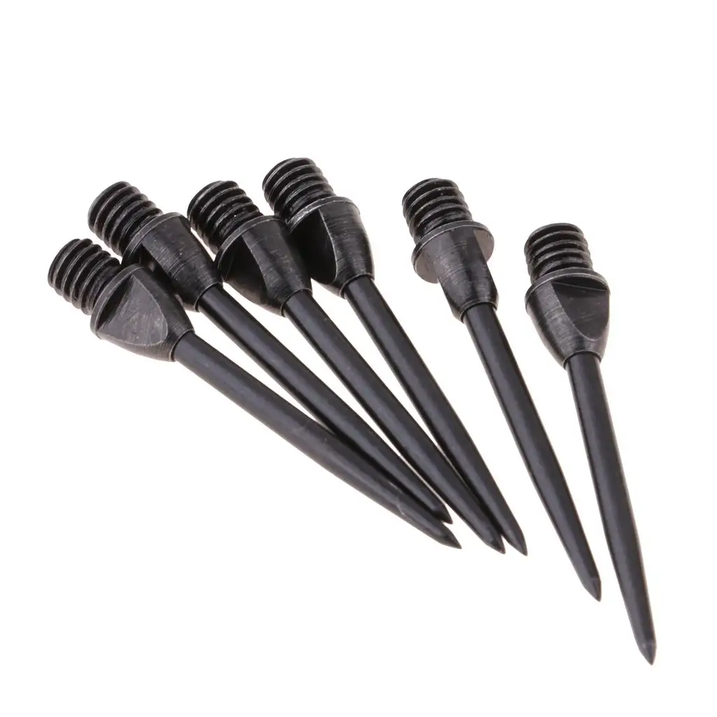 6Pcs Darts Steel Points Tip Conversion Point Tips Dartboards Parts