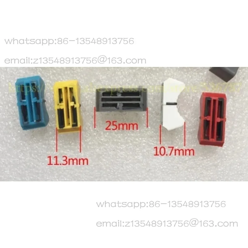 T-hole Mixer Fader Cap, Straight Slide Potentiometer Push Button, Mixer Volume Putter Replacement Accessories 5 Pieces Price