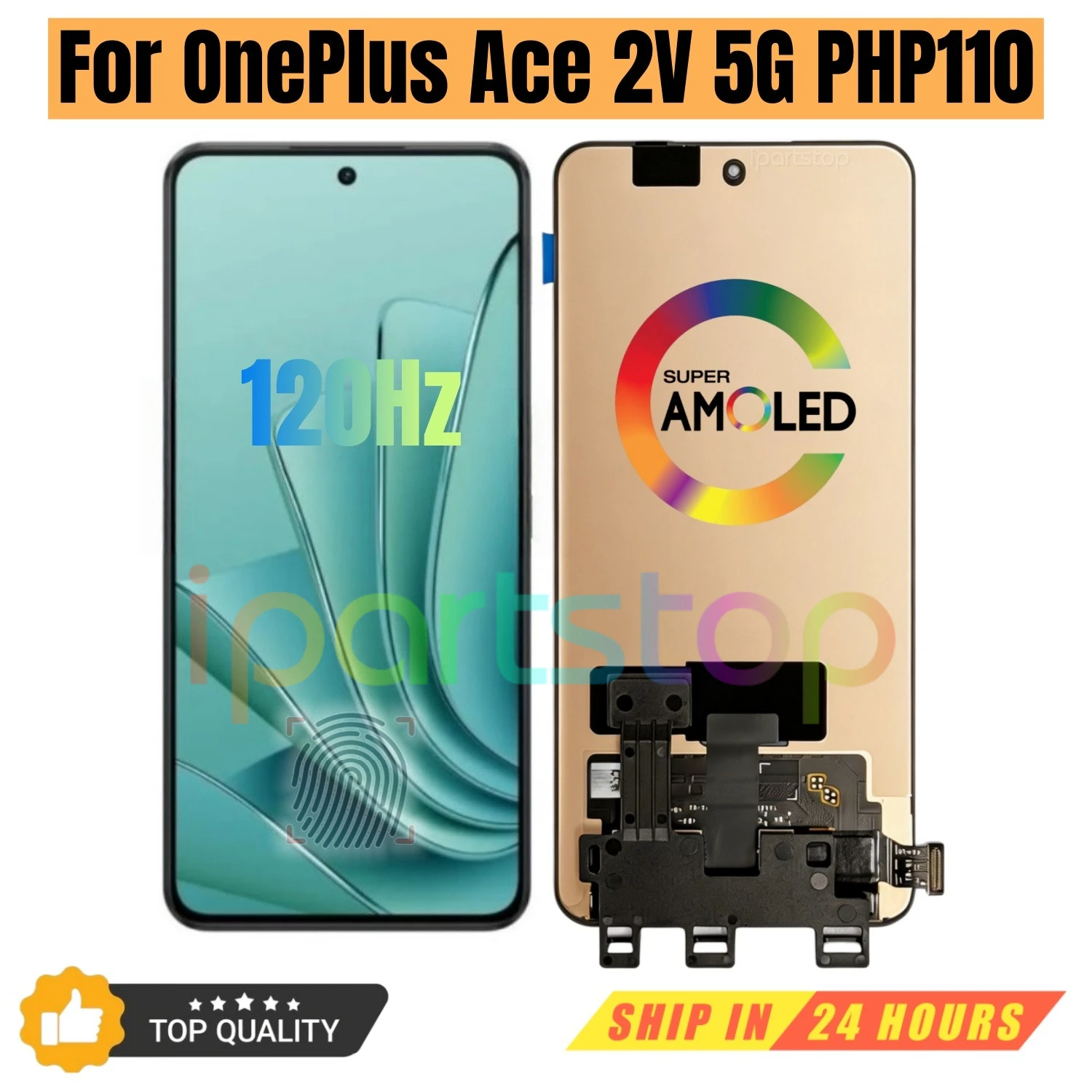 iparts-repuesto-de-pantalla-nueva-para-oneplus-ace-2v-5g-php110-pantalla-tactil-amoled-de-120hz-con-marco-oem-todas-las-funciones