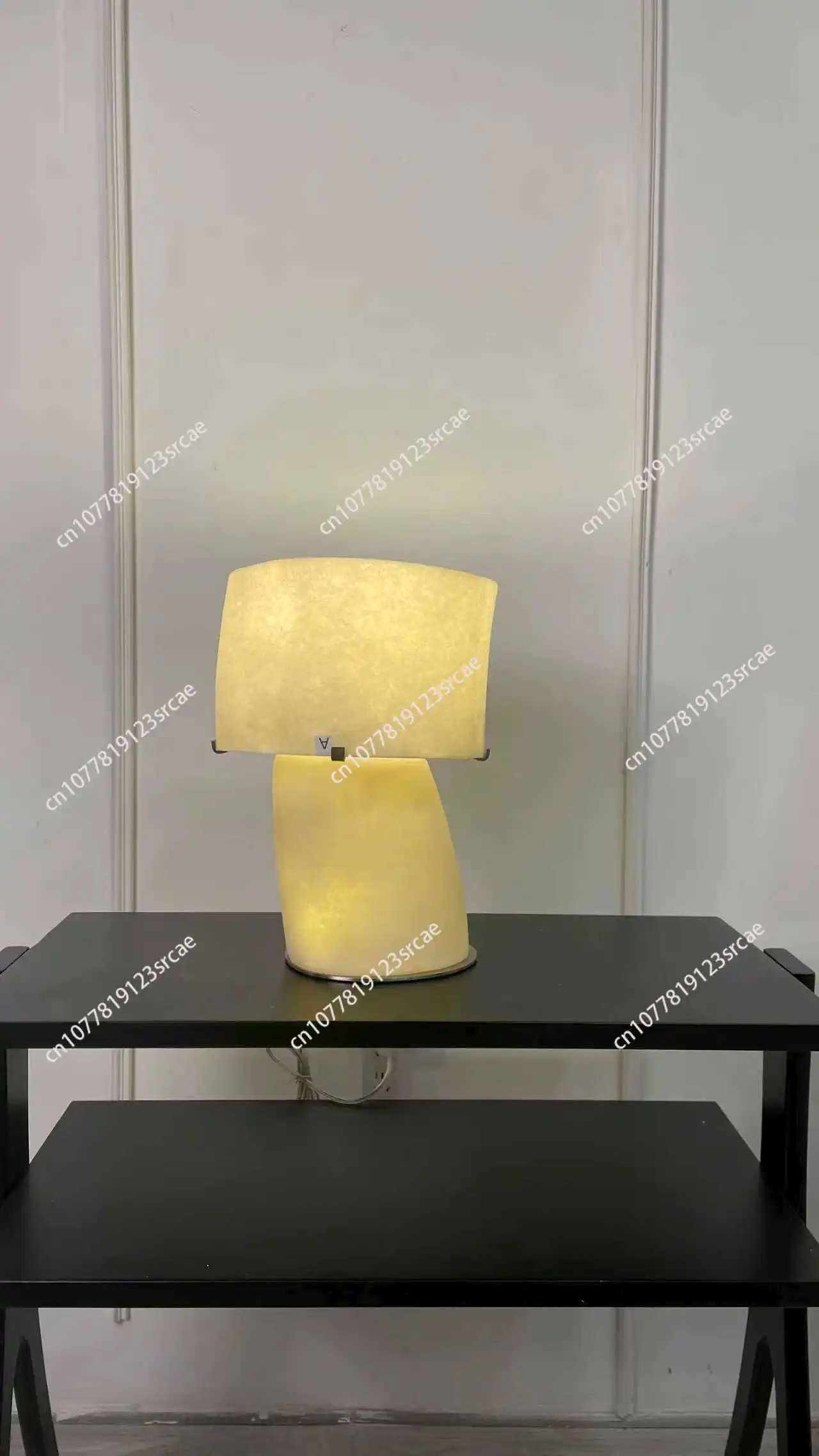Cloud lamp translucent glass steel fiber texture artistic desk lamp