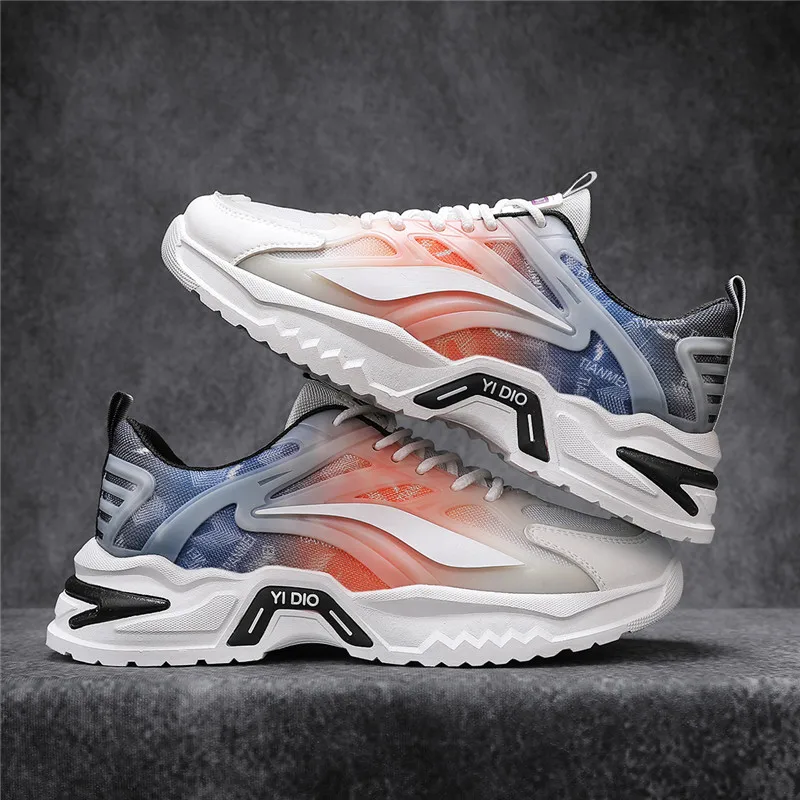 

Мужская спортивная обувь, новинка 2025 года, повседневная спортивная дышащая легкая сетчатая уличная обувь для бега и фитнеса для мужчин, кроссовки