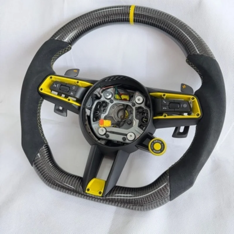 For Porsche Cayenne Panamera 911 Macan/992 car carbon fiber steering wheel modification