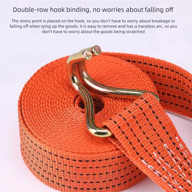 Universal Locking Rope Tensioner Truck Strapping Belt Pressure Buckle Car Brake Rope Tightener Fastening Straps for Secure Faste