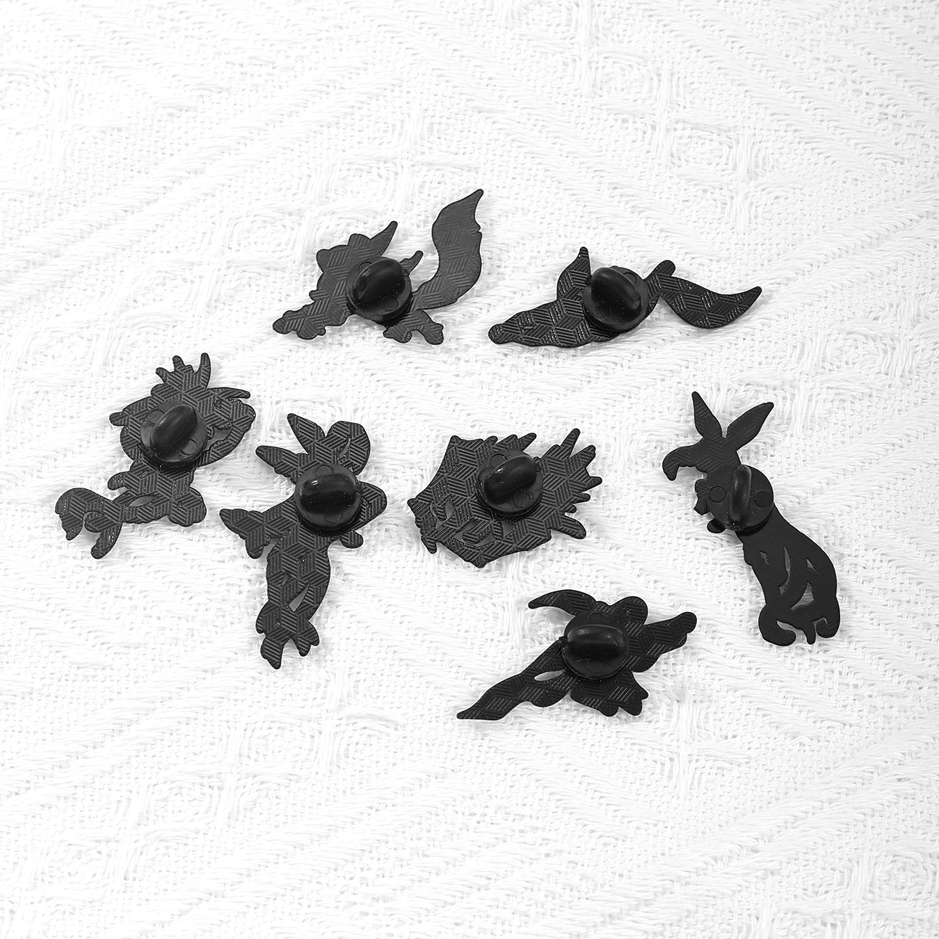 9-teiliges Eeveelutions Emaille-Pin-Set, Cartoon-Fantasy-Monster-Kreatur-Broschen, Metall-Pins für Rucksack, Tier-Sammelstück, Geschenk – Detail 2