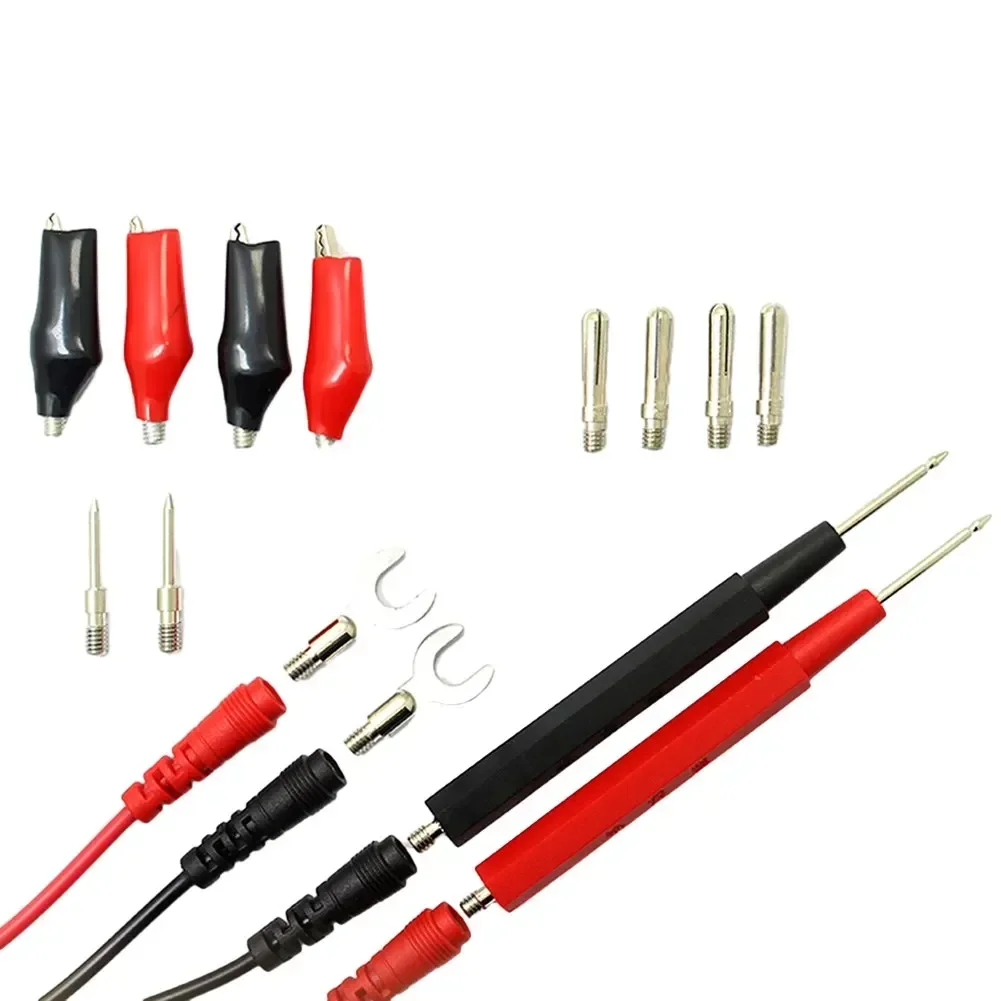 Multimeter Probe Test Leads Kit Universal 16pcs Combination Cable Digital Multimeter Probe Multi-functional Durable