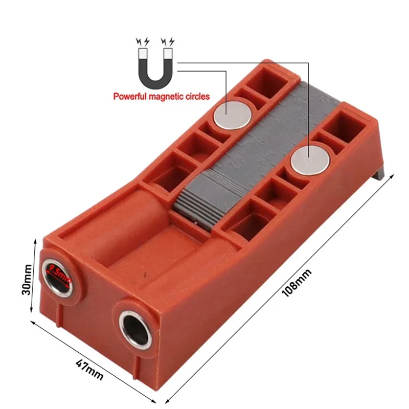 1Pcs Woodworking Angled Hole Locator Drill Guide Hole Fixture Drill Guide Hole Locator With Hole Positioning Accessories