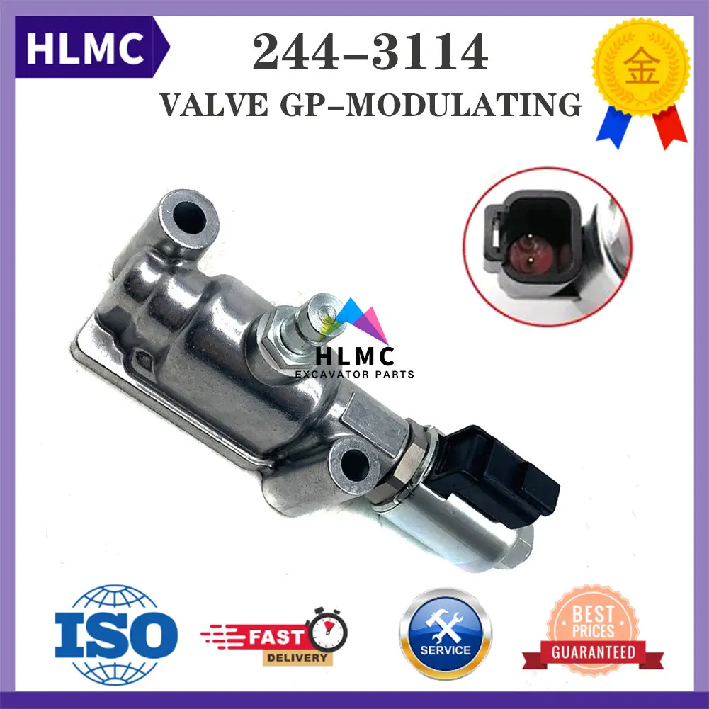 

E740B Truck D6R Tractor 950G 966M 938H Wheel Loader Hydraulic Solenoid Valve Gp-Modulating CA2443114 244-3114 2443114