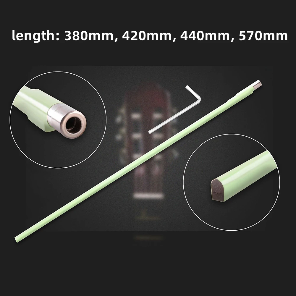 Gear & Builder Guitar Truss Rod 380mm/14.9in 420mm/16.5in 440mm/17.3in 570mm/22.4in Two Way With Wrench 100% Brand New