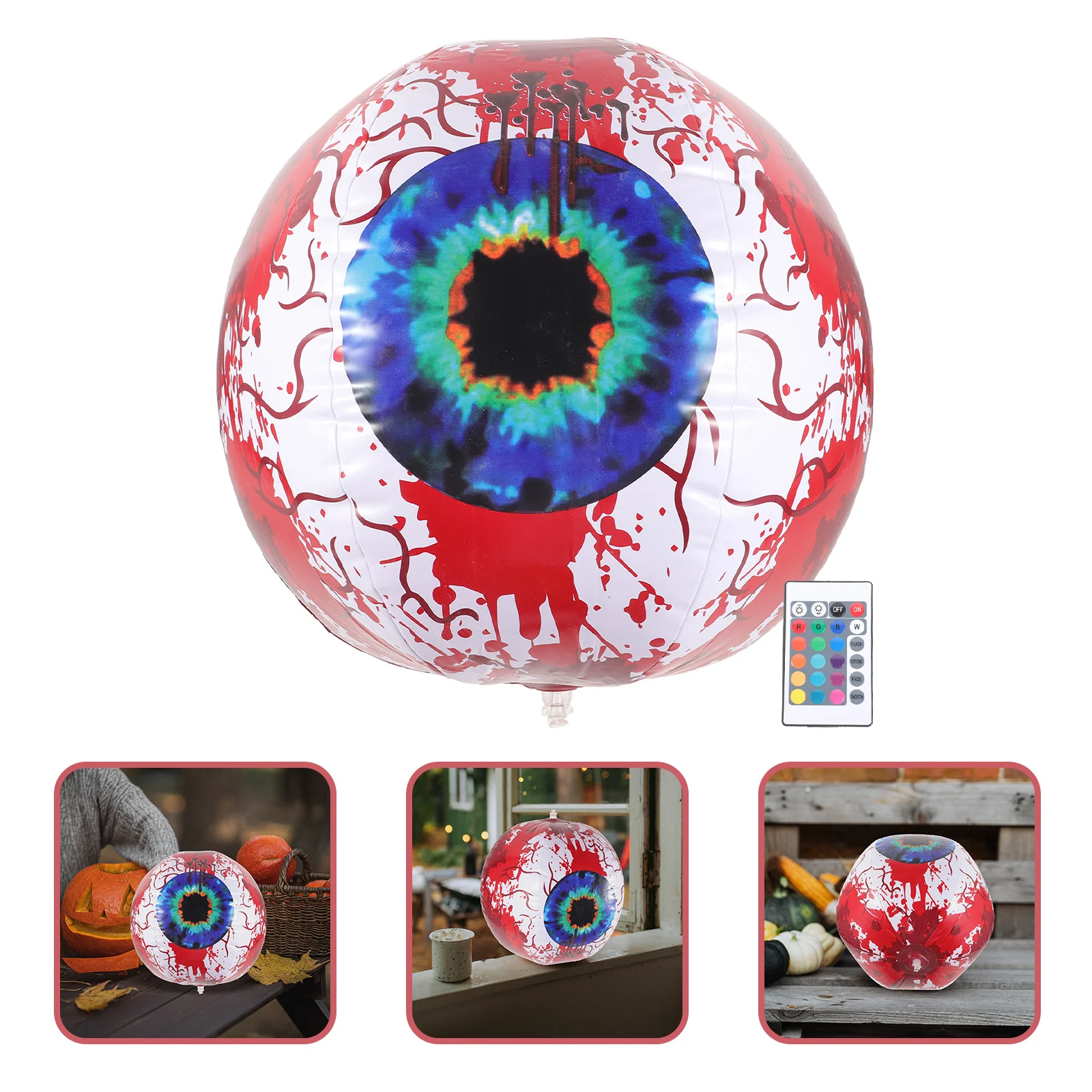 نفخ مقلة العين ديكور أضواء الهالوين الديكور في الهواء الطلق حفلة الحديقة الدعائم مادة جيدة صنعة ممتازة #4