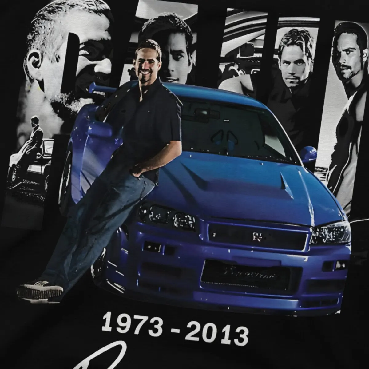 Fast & Furious Movie Remembering T Shirt Graphic Men's Tees Summer Cotton Clothing Harajuku O-Neck TShirt - view 3