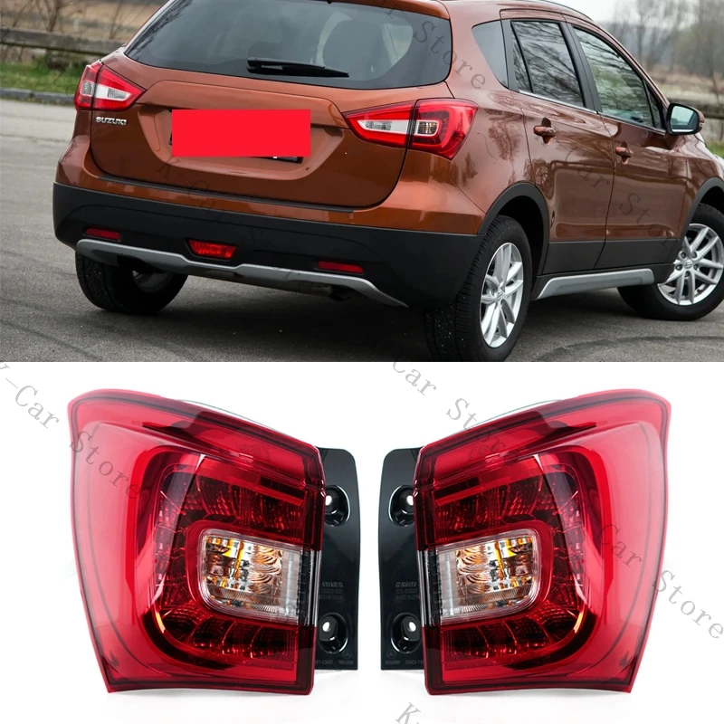 For Suzuki SX4 S-CROSS 2017-2021 LED Tail Lamp Brake Reverse Turn Signal Warning Lamp Tail Light Car Accessories