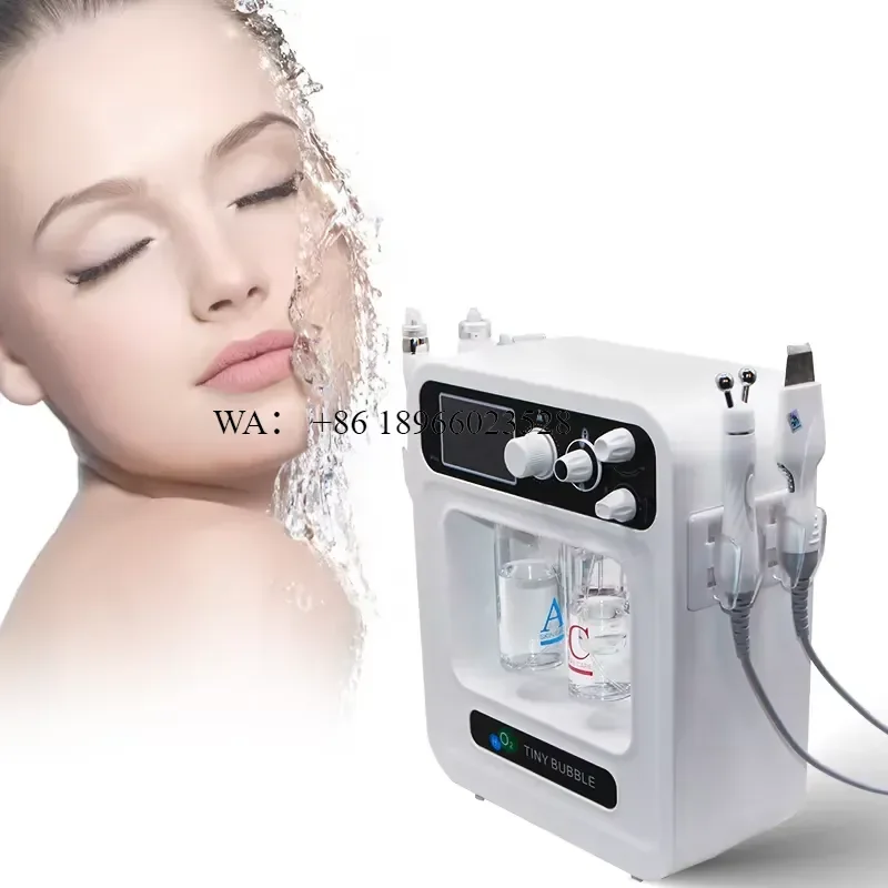 WMWMNU 4 in 1 Hydro Dermabrasion Care Hydro Water Oxygen Jet Peel Facial Device for Home Use Beauty Equipment - view 2