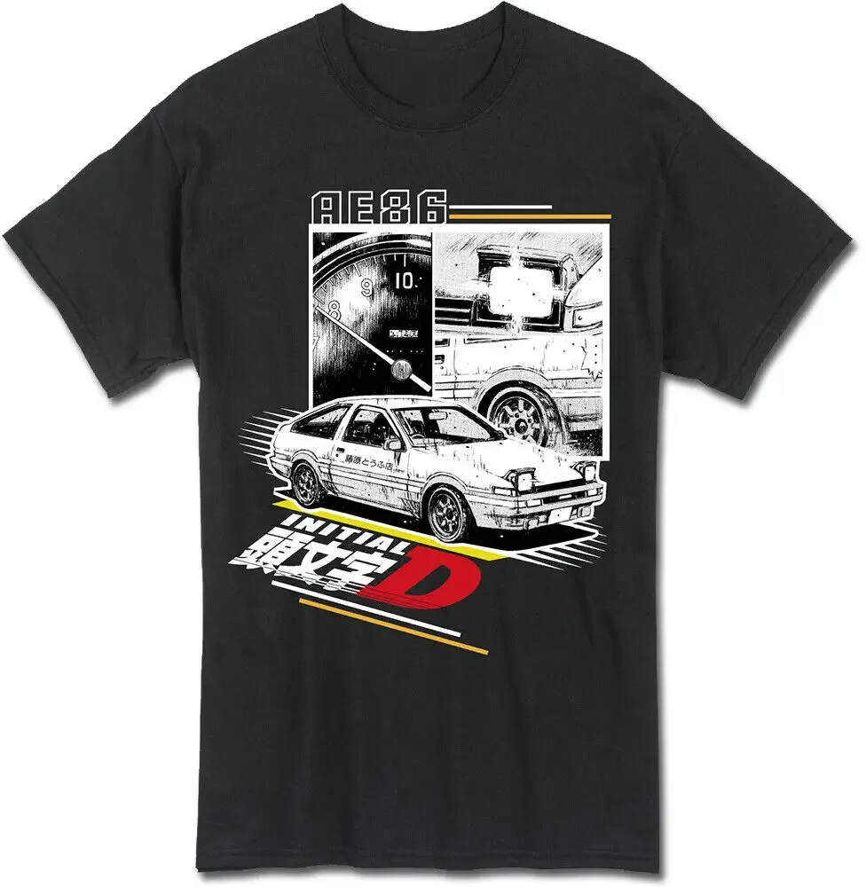 

*Legit* Initial D Manga AE86 Storyboard Unisex Official Anime T-Shirt #492371