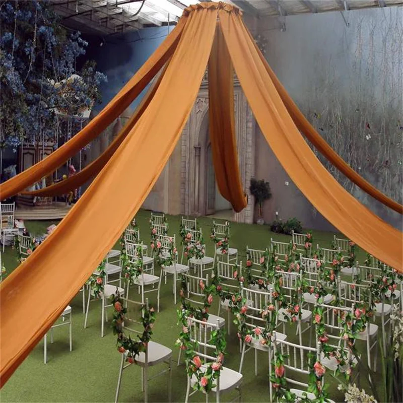 

1pcs Sale Thick Spandex Satin Ceiling Drape Top Roof Canopy Curtain For Wedding Event Party Decration