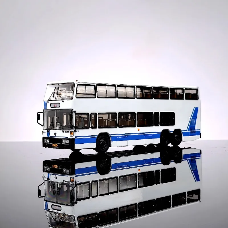 Diecast 1/64 Skala Jinling Legierung Modell Autos JinlingDouble Decker Bus Spezielle Route5 Spielen Fahrzeuge Spielzeug für Jungen Geschenk Original Box