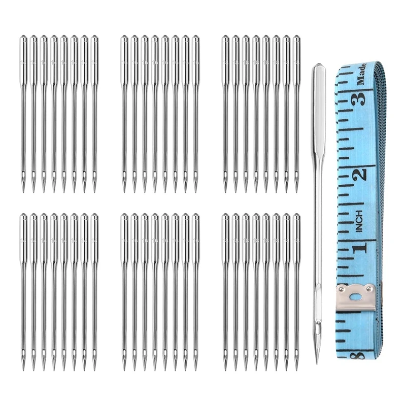 90 Count Sewing Machine Needles Universal Size 90/14 100/16 110/18 Sewing Machine Needles For Embroidery Jeans Easy To Use