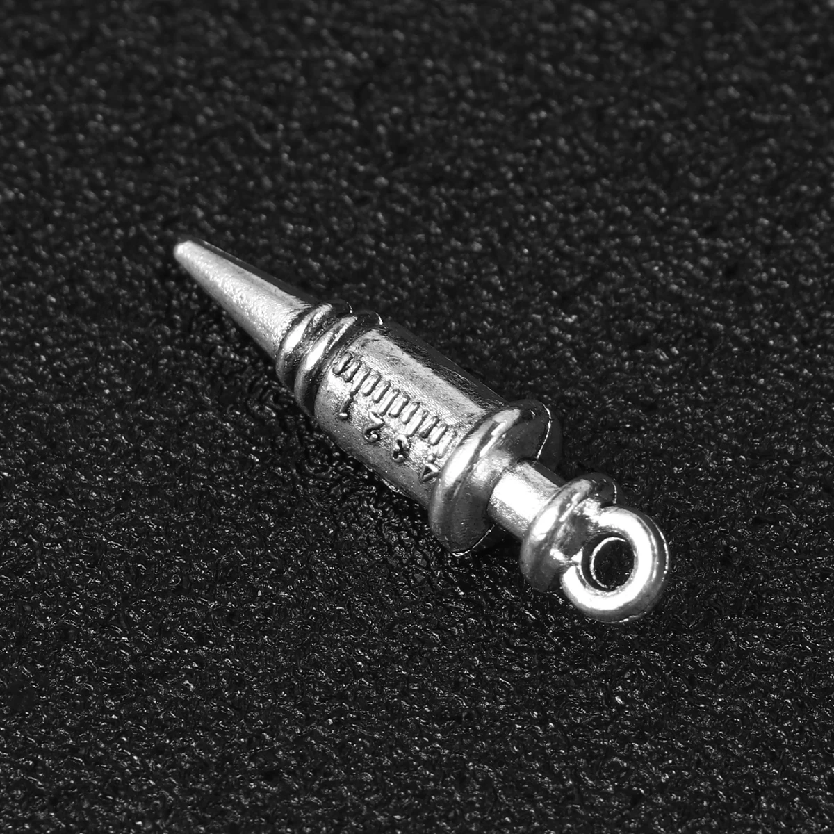 

50pcs Syringe Pendants Jewelry Making Supplies Hospital Theme Necklace Bracelet Earrings Charms Women for Cosplay