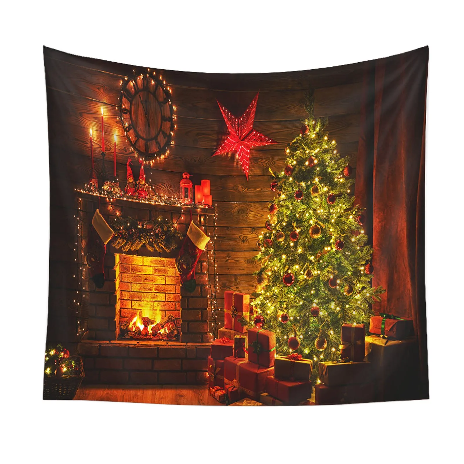 Christmas Deer Thickened Blanket Office Nap Blanket Printed Warm Blanket Flannel Air Conditioning Sleeping Blanket