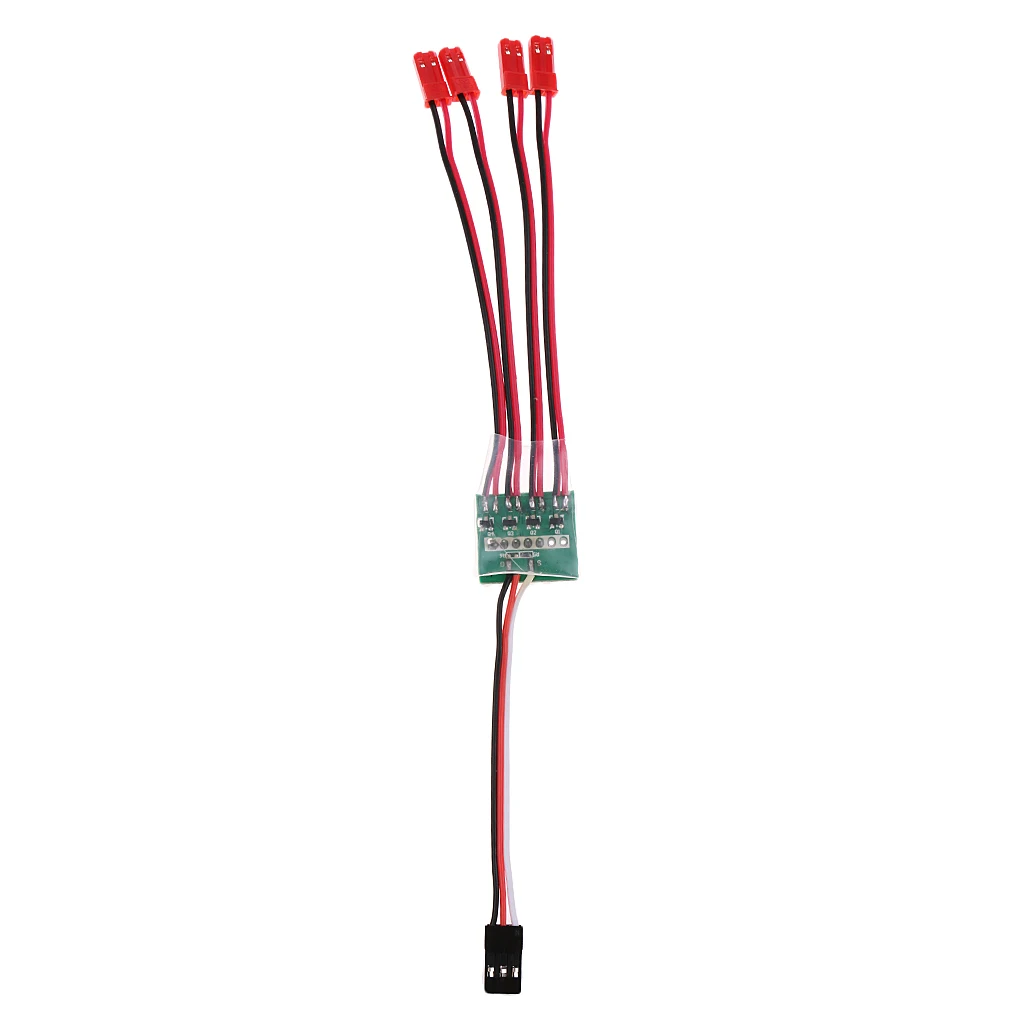 Quadcopter Kit LED Controller Multifunctional Switch for Night Flight 4S Battery Main Control Board for Model Aircraft
