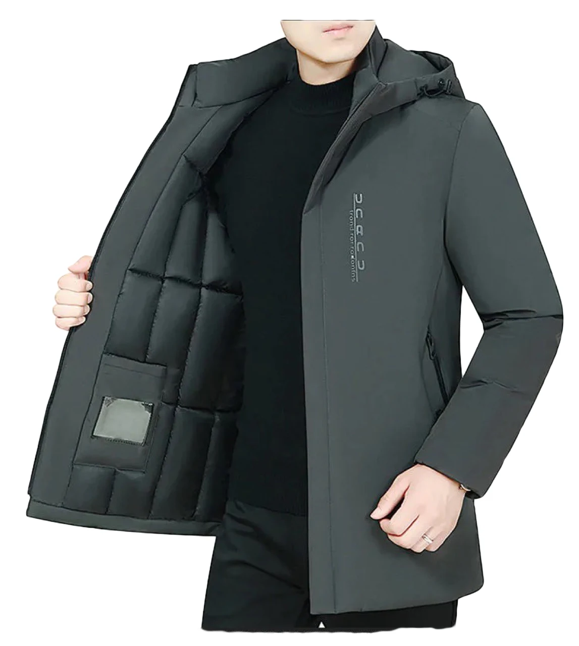 Men's Fashion Windbreaker Winter Parka Male Jacket Men Clothing Casual Warm Autumn Coat Streetwear Outdoors Windproof New