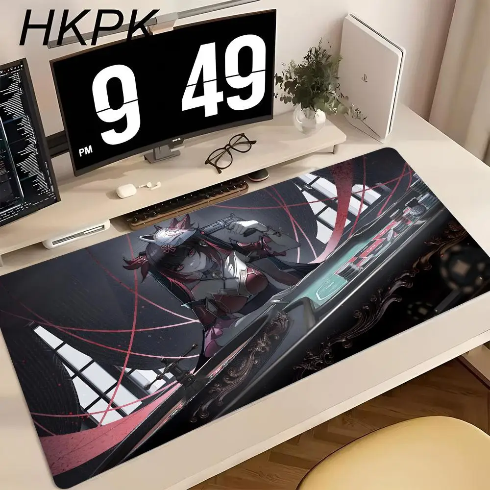 Honkai Star Rail S-Sparkle Anime Mouse Pad Mouse Pad Office Computer Keyboard Mousepad PC Gamer Mouse Mat Laptop Mat Non-slip Ru