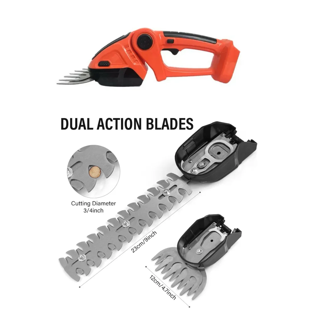 

Electric Hedge Trimmer Professional Lawn Mower Garden Bush Scissors Cordless Hedge Trimme for Makita 18V Battery