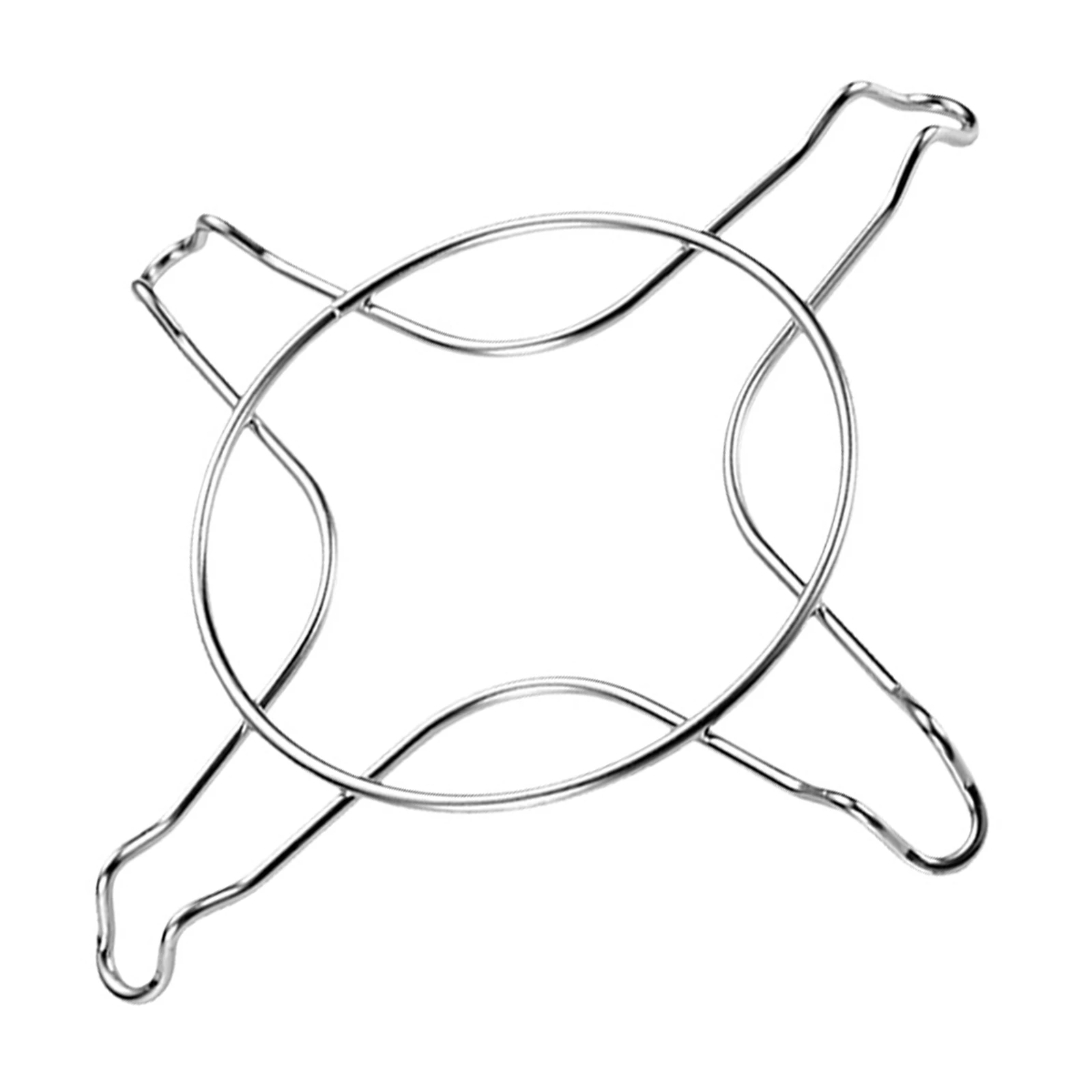 

Heavy Duty Milk Pot Rack Stainless Steel Stove Support for Steaming and Cooking on Gas Burner Four Legged Range Grate Utility