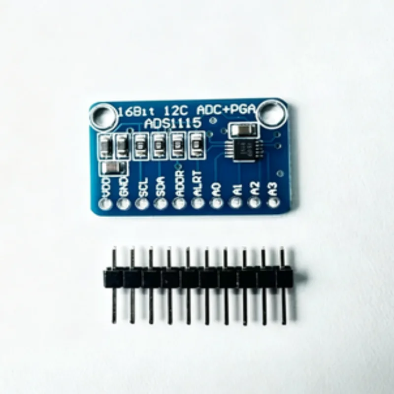 1PCS Mini ADS1115 Development Board, 16Bit 4 Channel Precision Analog-to-Digital Converter ADC Module