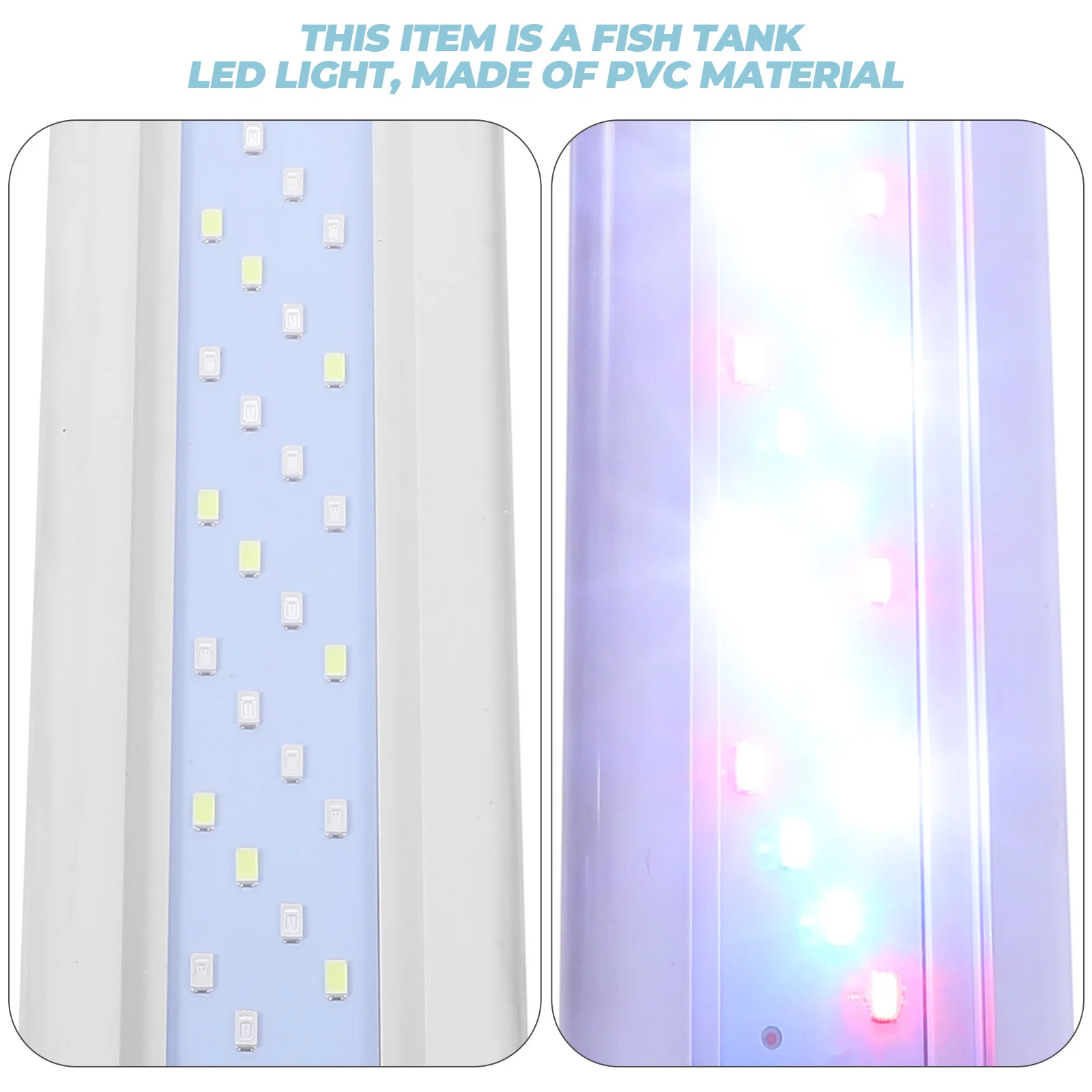 

Aquarium LED Light Fish Tank Adjustable Lamp with Premium Material for Underwater Landscape Decoration Low Power Consumption