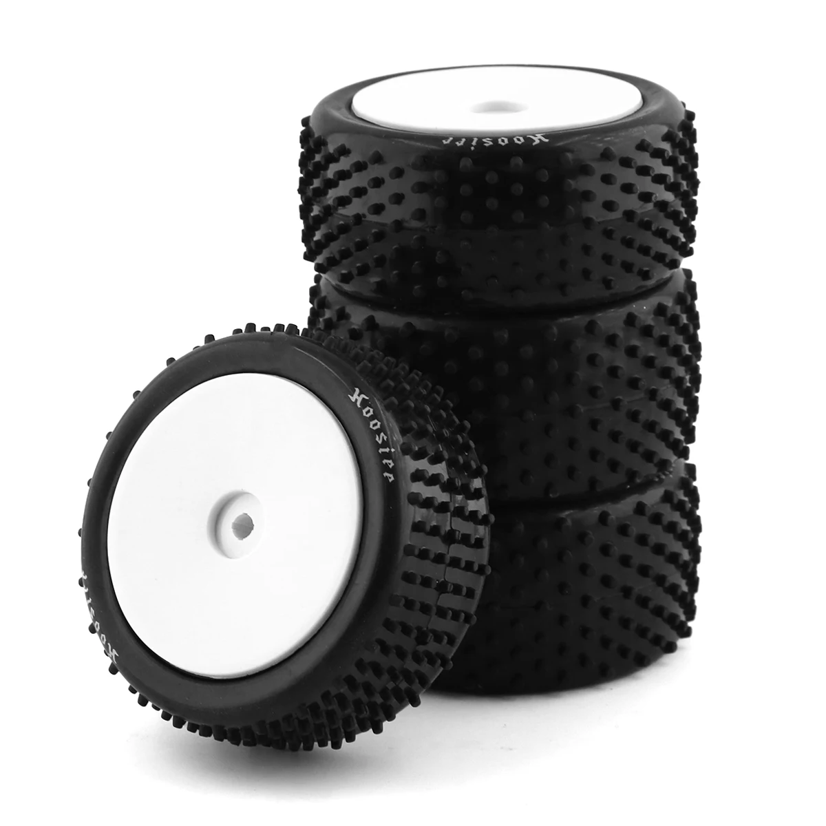 

2WD 4WD Plastic Wheel Rubber Tire For 1/10 Off-Road Car RC Car SRX2 SRX4 Bandit Tekno EB410 YOKOMO YZ4