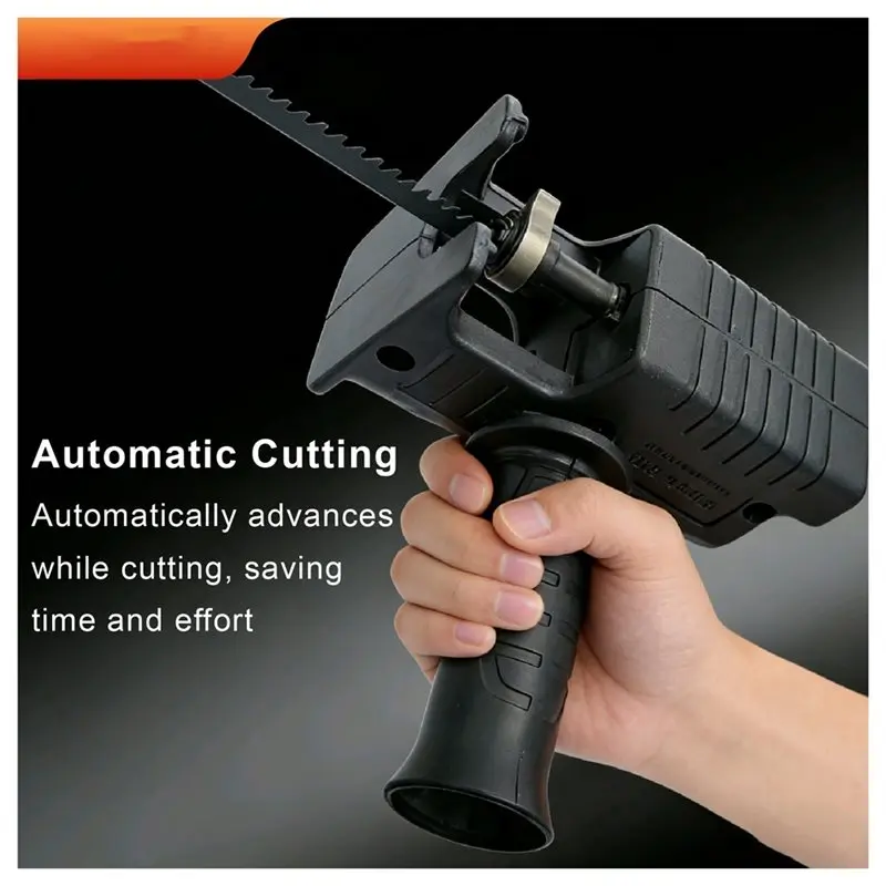 A74E-Drill To Reciprocating Saw Adapter Universal Kit Reciprocating Saw Kit For Wood Metal PVC Cutting Tool