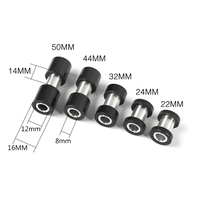 DNM-Mountain Bike Rear Shock Absorber Bushing, Bicycle Shock Absorber Accessories, MTB, 8mm 12mm 22mm 24mm 30mm 32mm 48mm 52mm