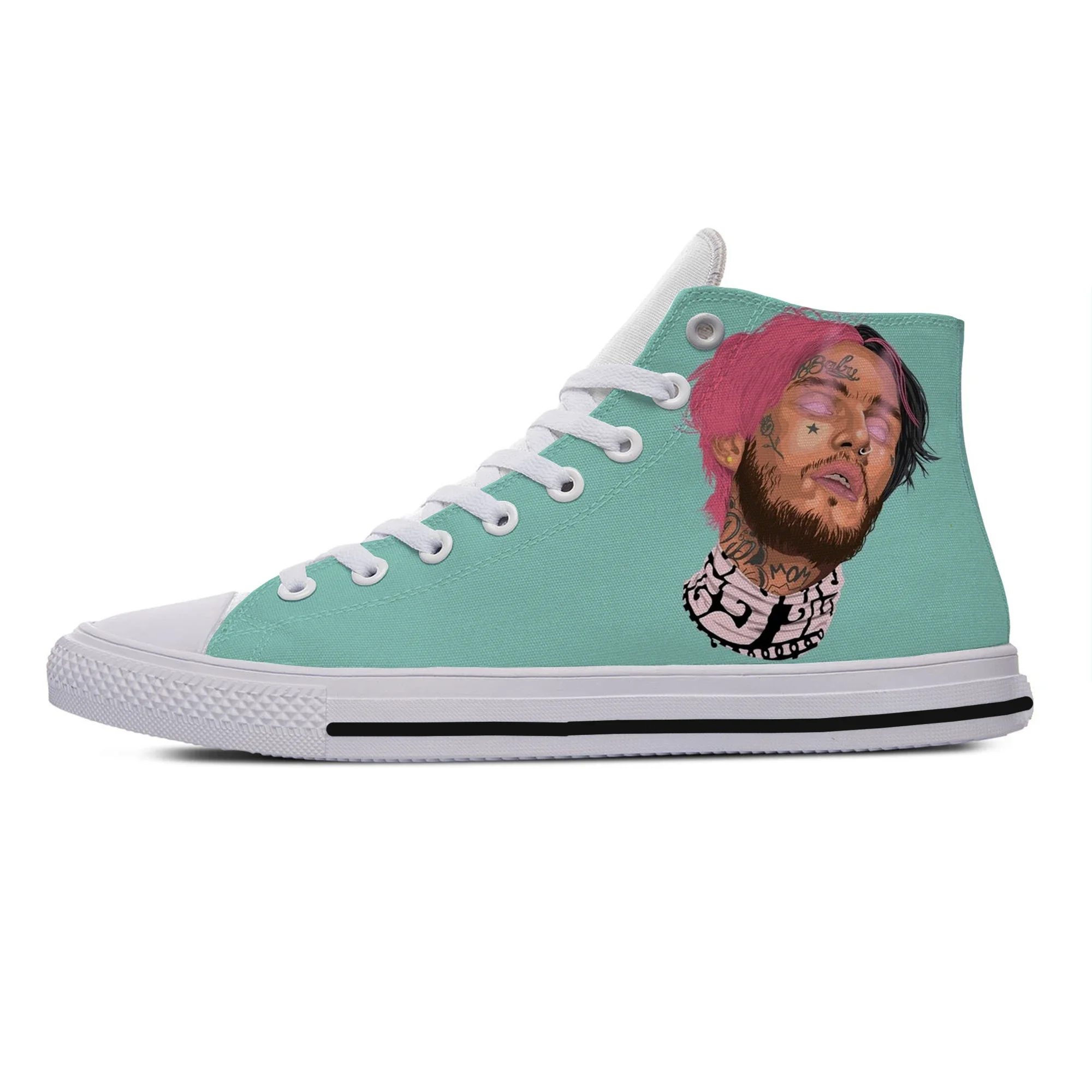 جديد مغني الراب ليل اللمحة الترفيه أحذية الراب الهيب هوب ليلPeep الرجال بارد رجل امرأة خفيفة الوزن عالية مساعدة حذاء قماش أحذية مجلس الكلاسيكية