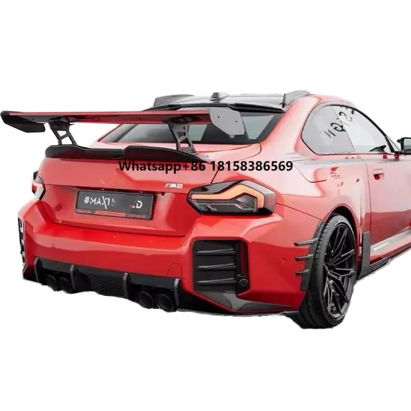 

ДЛЯ G87 M2 Body Kit G87 M2 Обновление Max Style Carbon Fiber GT Spoiler Wing