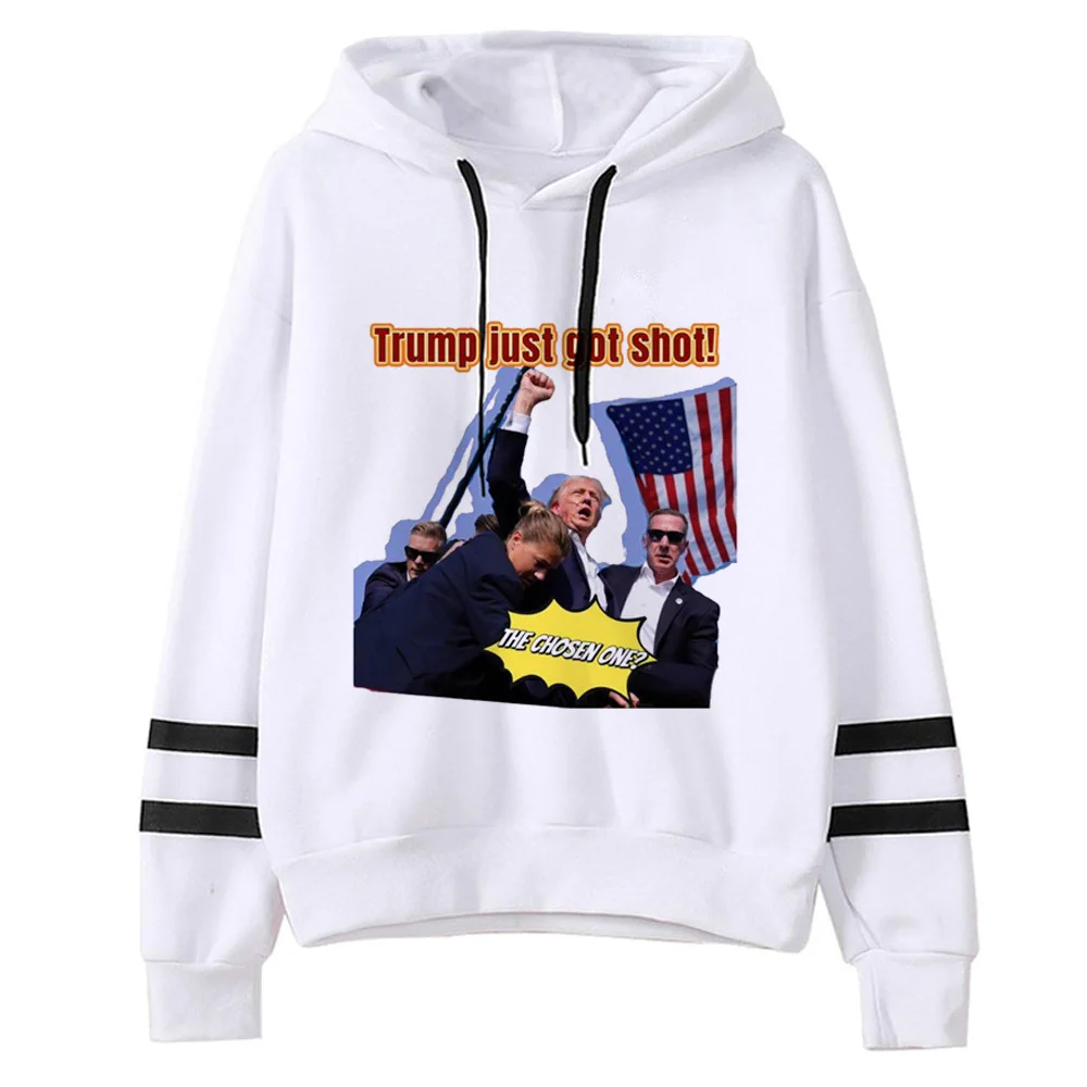 

Trump hoodie casual wear soft fabric streetwear athleisure kawaii harajuku women sweatshirts pullover soft fabric casual wear