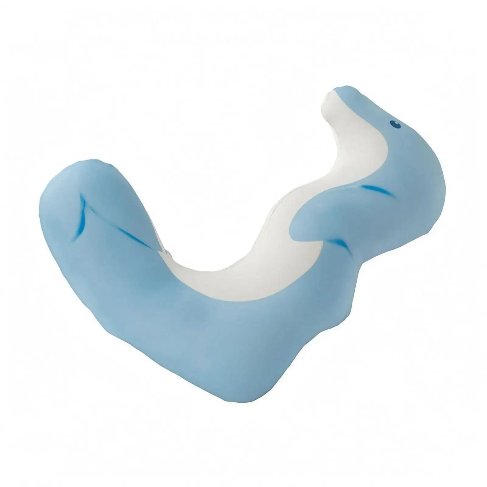 Long Dolphin Plush Pillow for Children Cute Ocean Animal Body Cushion for Hugging