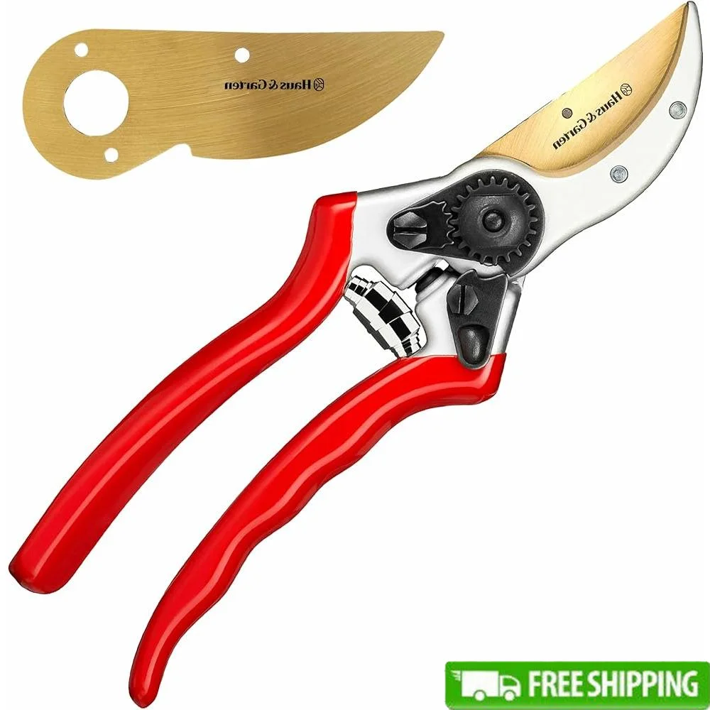 Heavy Duty Pruning Shears Replacement Blade High Carbon Steel Titanium Coated Easy to Install Garden Tools Bypass Pruner