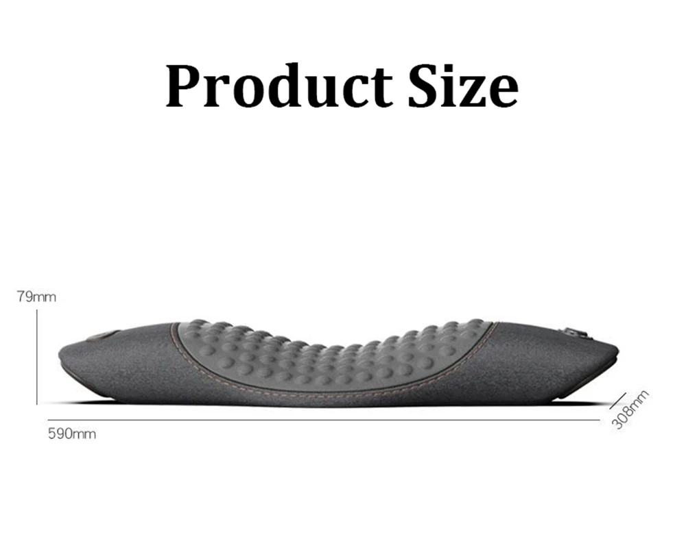 Multi-functional 3-in-1 Back Massager with Relief Bed Sleeping Shiatsu Deep Tissue Portable Shoulder Lower Back Pain Relief