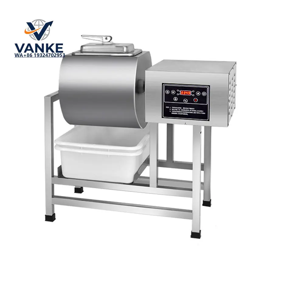 Commercial Food Marinator Tumbling Machine Computer Marinating Machine Stainless Steel Chicken Steak Marinating Machine