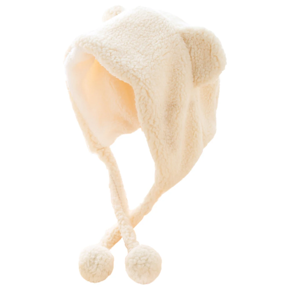 

Fleece Earmuffs Warm Hat Thickened Cold Proof Female Cap Comfortable Women Hats Cartoon Lovely Earmuffs Winter Autumn Fashion