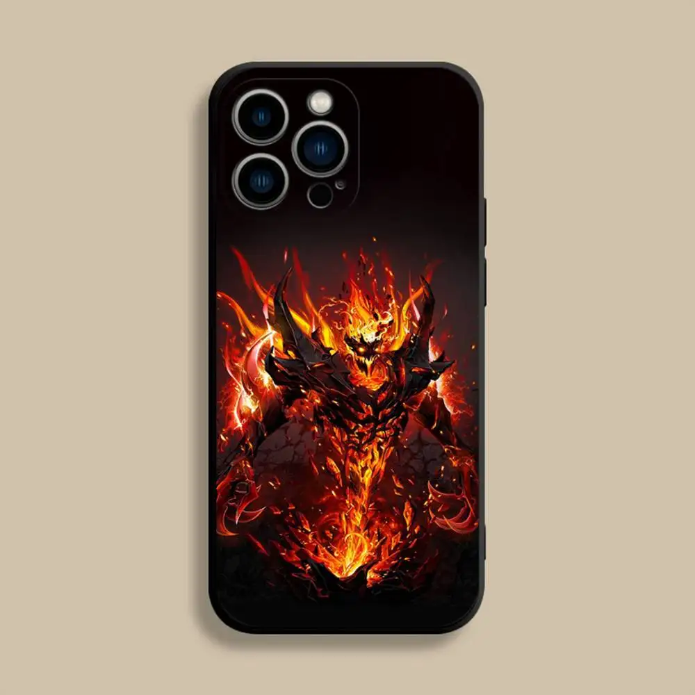 حافظة هاتف D-Dota-a 2 رائعة لهاتف iPhone 17,16,15,14,13,12,Pro,Max,Plus,E,SE4,Air,غطاء ناعم أسود صغير #2