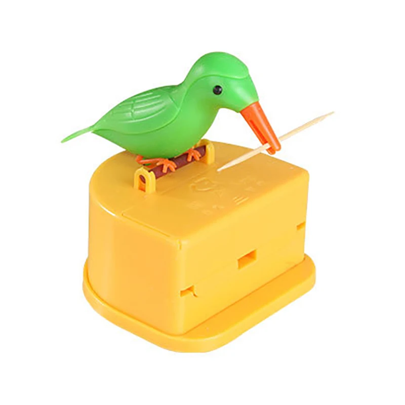 

Toothpick Dispenser Bird Automatic Bird Toothpick Box Toothpick Holder